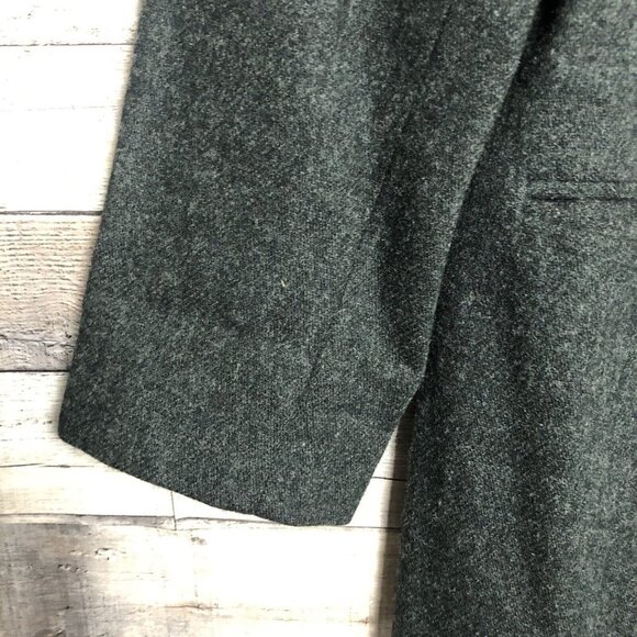 Sag Harbor Woman’s Blazer Jacket Size 10 Wool Gray Lined - Picture 4 of 7
